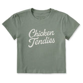 Women's Chicken Tendies Script Crusher-LITE Shrunken Tee