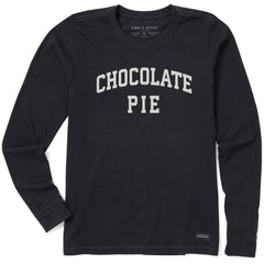 Women's Chocolate Pie Arch Long Sleeve Crusher Tee