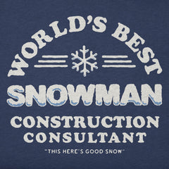 Kids Snowman Consultant Long Sleeve Crusher Tee