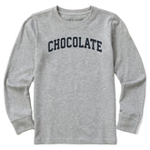 Kids Chocolate Arch Long Sleeve Crusher Tee