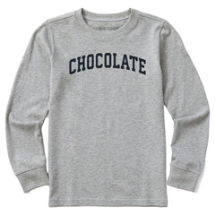 Kids Chocolate Arch Long Sleeve Crusher Tee