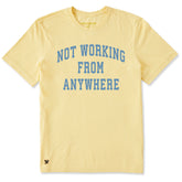 Men's Not Working From Anywhere Arch Short Sleeve Crusher Tee