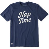 Men's Nap Time Script Short Sleeve Crusher Tee