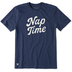 Men's Nap Time Script Short Sleeve Crusher Tee
