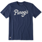 Men's Pierogis Script Short Sleeve Crusher Tee