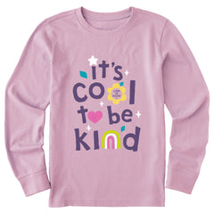 Kids Cool To Be Kind Long Sleeve Crusher Tee