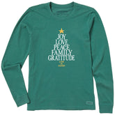 Women's Family Tree Long Sleeve Crusher Tee