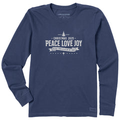 Women's Christmas Manifesto 2025 Long Sleeve Crusher Tee