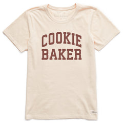 Women's Cookie Baker Arch Short Sleeve Crusher Tee