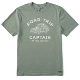 Men's Road Trip Captain Station Wagon Short Sleeve Crusher Tee