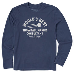Men's Snowball Consultant Long Sleeve Crusher Tee