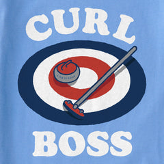 Women's Curl Boss Long Sleeve Crusher Tee