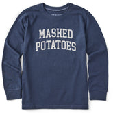 Kids Mashed Potatoes Athletic Arch Long Sleeve Crusher Tee