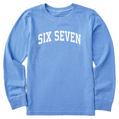 Kids Six Seven Arch Long Sleeve Crusher Tee