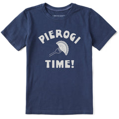 Kids Pierogi Time! Short Sleeve Crusher Tee