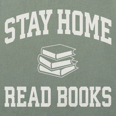 Men's Stay Home Read More Books Arch Short Sleeve Crusher Tee