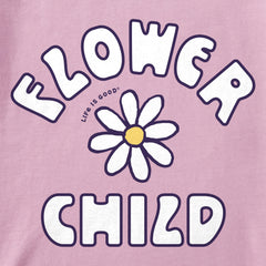 Kids Flower Child Short Sleeve Crusher Tee