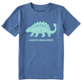 Kids Ankylosaurus Short Sleeve Crusher Tee