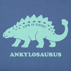 Kids Ankylosaurus Short Sleeve Crusher Tee