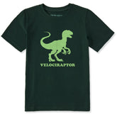 Kids Velociraptor Short Sleeve Crusher Tee