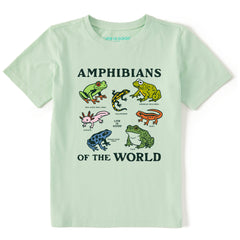 Kids Amphibians of the World Short Sleeve Crusher Tee