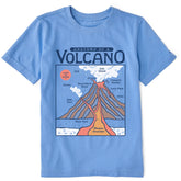 Kids Anatomy of a Volcano Short Sleeve Crusher Tee
