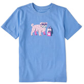 Kids Shopping Bulldog Short Sleeve Crusher Tee