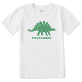 Kids Stegosaurus Short Sleeve Crusher Tee
