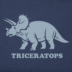 Toddler A triceratops Short Sleeve Crusher Tee