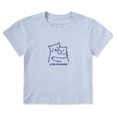 Women's Hugging Cats Crusher-LITE Shrunken Tee