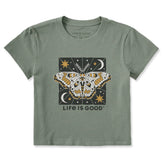 Women's Butterfly Universe Crusher-LITE Shrunken Tee