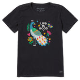 Women's It's a Peacock Short Sleeve Crusher Tee