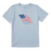 Kids This Must be the Place USA Short Sleeve Crusher Tee