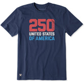 Men's 250 United States Short Sleeve Crusher Tee