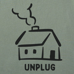 Men's Unplug Home Short Sleeve Crusher Tee