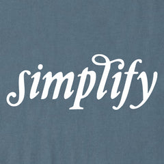 Men's Simplify Script Short Sleeve Crusher Tee