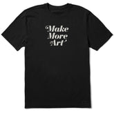 Men's Make More Art Short Sleeve Crusher Tee