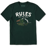 Men's Rules Are for Dogs Short Sleeve Crusher Tee