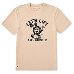 Men's Lets Lift Each Other Up Dumbbell Short Sleeve Crusher Tee
