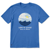 Men's Rain or Shine Life is Good Short Sleeve Crusher Tee