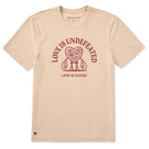 Men's Love is Undefeated Short Sleeve Crusher Tee