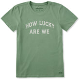 Women's How Lucky Short Sleeve Crusher Tee