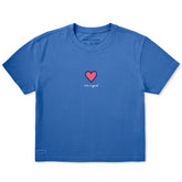 Women's Heart Short Sleeve Crusher Boxy Tee
