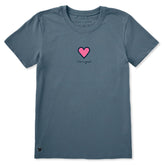 Women's Heart Short Sleeve Crusher Tee