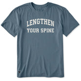 Men's Lengthen Your Spine Arch Short Sleeve Crusher Tee