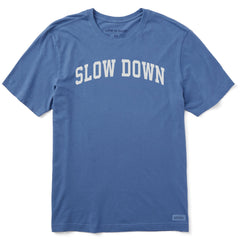 Men's Slow Down Arch Short Sleeve Crusher Tee