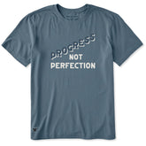 Men's Progress Not Perfection Short Sleeve Crusher Tee