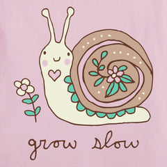 Women's Grow Slow Snail Short Sleeve Crusher Vee