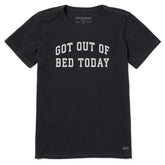 Women's Got Out of Bed Today Arch Short Sleeve Crusher Tee