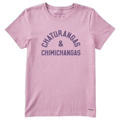 Women's Chaturangas & Chimichangas Short Sleeve Crusher Tee
